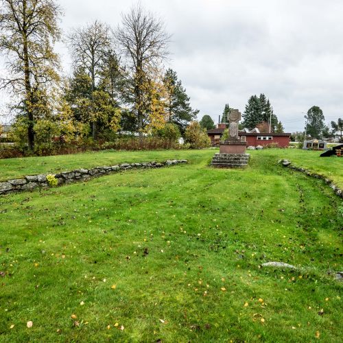 Pyhän Birgitan kirkko purettiin vuonna 1856, kun uusi kirkko oli vihitty käyttöön. Jäljelle jäi vain kivijalka.