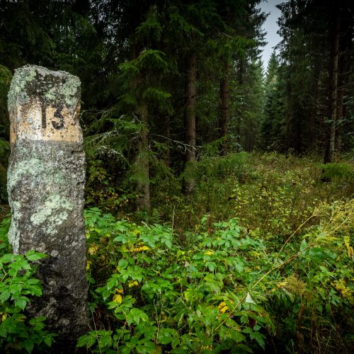 ”Kipprotenin” kohdalla on vanhoja peninkulmapylväitä, jotka kertovat muinaisesta maantiestä.